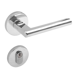 Conjunto Fechadura 521 La Fonte Externa Cromado Acetinado Menor preço em Conjunto Fechadura 521 La Fonte Externa Cromado Acetinado