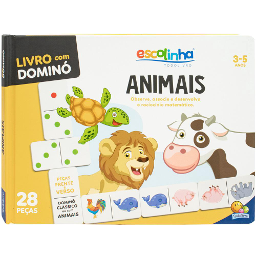 Jogo de Dominó em Inglês - Animais em Promoção na Americanas