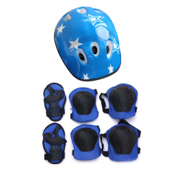 7pcs Kit de Proteãao Infantil com Capacete Joelheira Cotoveleira, Mais espesso é ruim? 7pcs Kit de Proteãao Infantil com Capacete Joelheira Cotoveleira, Mais espesso é boa?