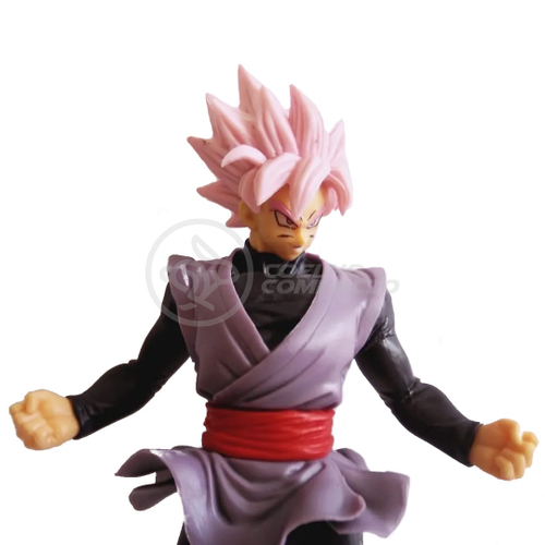 Boneco Action Figure Miniatura Goku Black Super Sayajin Rose