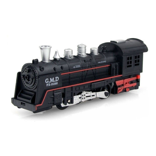 TREM CLASSICO LOCOMOTIVA VINTAGE TRENZINHO VAGÃO MUDA PISTA TRILHO  FERRORAMA BRINQUEDO INFANTIL - Ri Happy