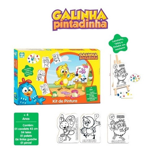 Jogo A ao Z galinha pintadinha - nig brinquedos em Promoção na Americanas