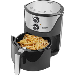 Airfryer Fritadeira Lightfry Preta Inox 4 Litros Suggar Menor preço em Airfryer Fritadeira Lightfry Preta Inox 4 Litros Suggar