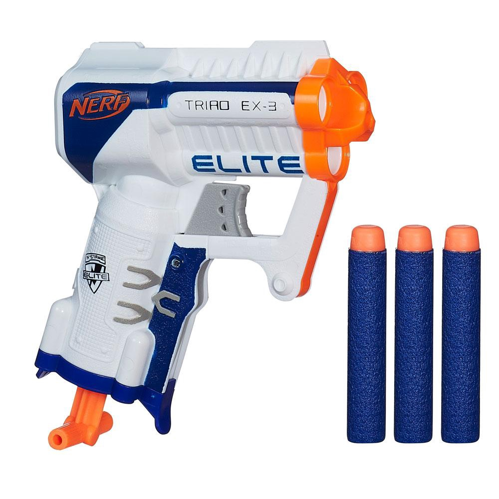 NERF Lança Dardo Elite Triada Branca