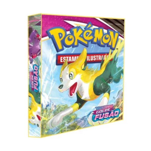 Álbum Pasta Tipo Fichário Pokémon - Golpe Fusão em Promoção na