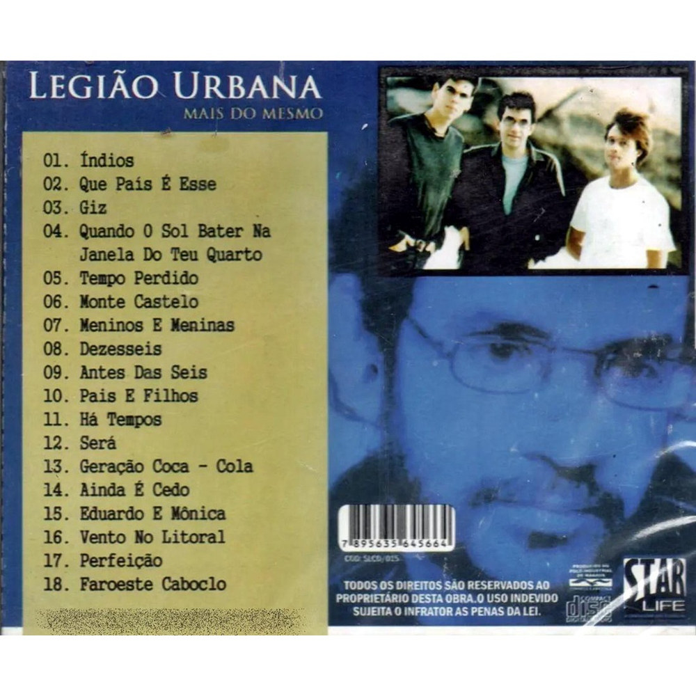 LEGIÃO URBANA - Para todos que partiram cedo demais