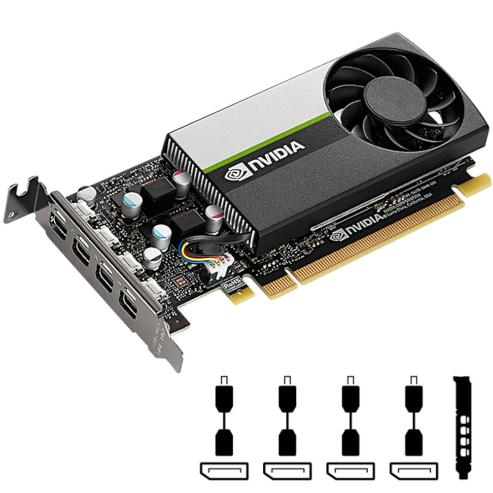 Placa De Video Nvidia Quadro - T600 4GB GDDR6 128 Bits (4X Mdp ...