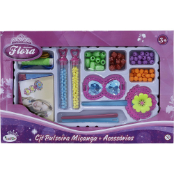 Conjunto Flora Pulseira Miçanga + Acessórios - brink + Menor preço em Conjunto Flora Pulseira Miçanga + Acessórios - brink +