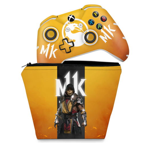 Capa Case e Skin Adesivo Xbox One Slim X Controle - Mortal Kombat X em  Promoção na Americanas