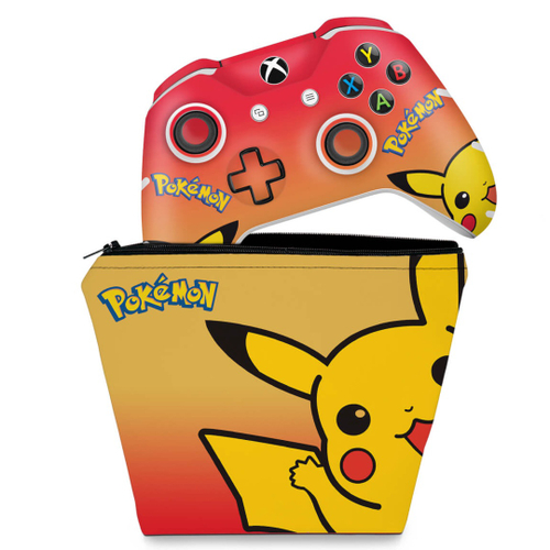 Capa Case e Skin Adesivo Xbox One Slim X Controle - Pokemon Charmander em  Promoção na Americanas