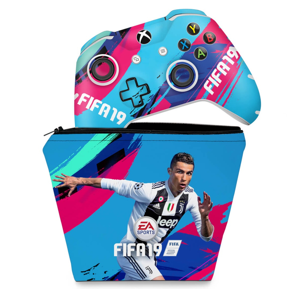 Skin Xbox One Slim X Controle - FIFA 23 - Pop Arte Skins