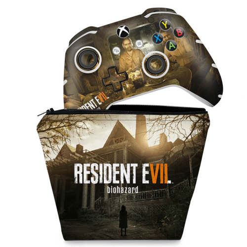 Skin xbox one X Adesiva Resident Evil 7 em Promoção na Americanas