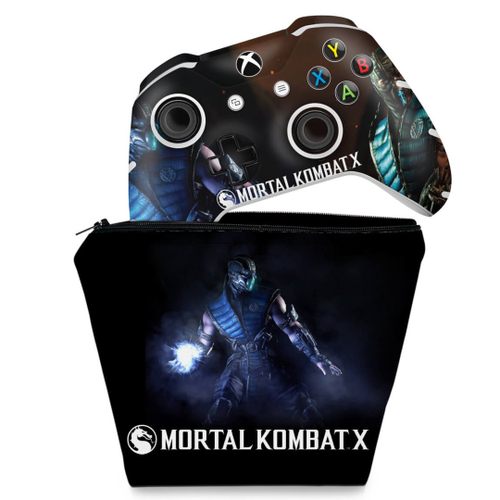 Capa Case e Skin Adesivo Xbox One Slim X Controle - Mortal Kombat X -  Subzero no Shoptime