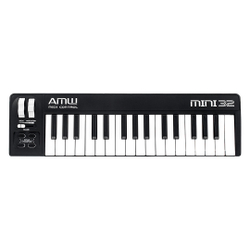 Amw Mini 32 Black Teclado Controlador Midi USB 32 Teclas Menor preço em Amw Mini 32 Black Teclado Controlador Midi USB 32 Teclas