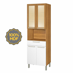 Paneleiro Forno Nesher Burguesa 4 Portas 1 Gaveta Freijo / Branco Menor preço em Paneleiro Forno Nesher Burguesa 4 Portas 1 Gaveta Freijo / Branco