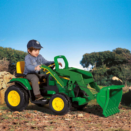 Mini Trator Elétrico Infantil John Deere Ground Force 12V