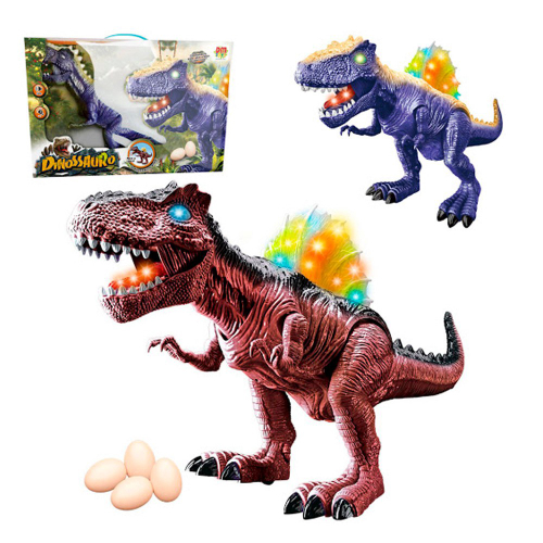 Brinquedo Crianças Faz Sabão Dinossauro Solta Bolhas Com Luz