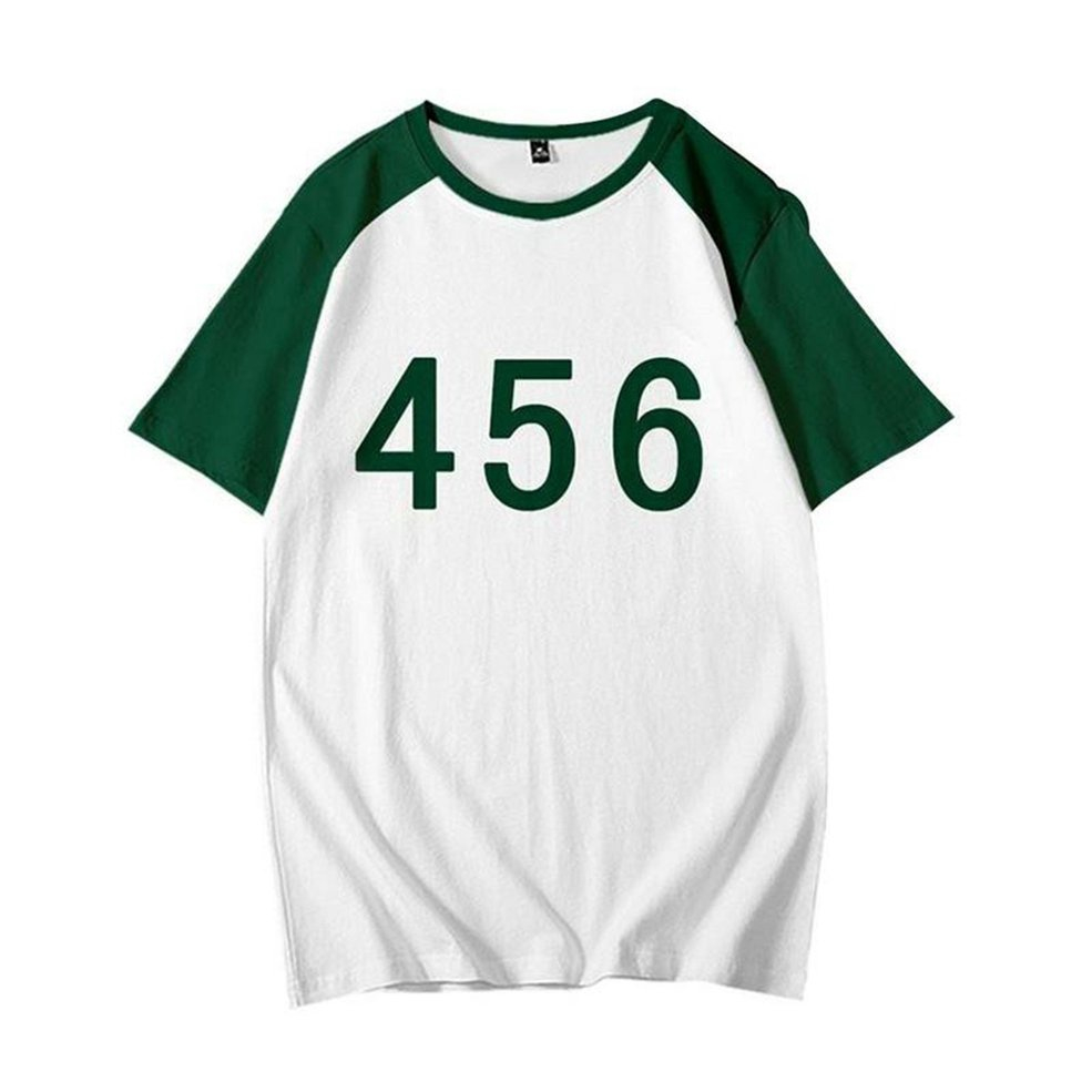 camiseta raglan verde