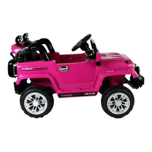 Jipe Elétrico Rally Rosa/Pink 12v com controle remoto - Belfix na  Americanas Empresas