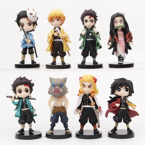 Boneco Colecionavel Miniatura Demon Slayer Kimetsu no Yaiba