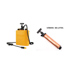 Pulverizador Manual Ss Câmara Interna de Latão 5l Brudden Menor preço em Pulverizador Manual Ss Câmara Interna de Latão 5l Brudden
