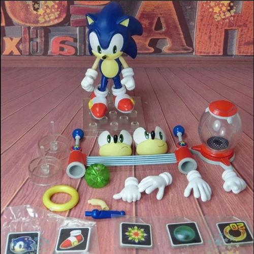 Boneco Sonic Pvc Articulado