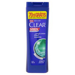 Shampoo Clear Men Limpeza Diária 2 em 1 Leve 400ml Pague 330ml é boa?