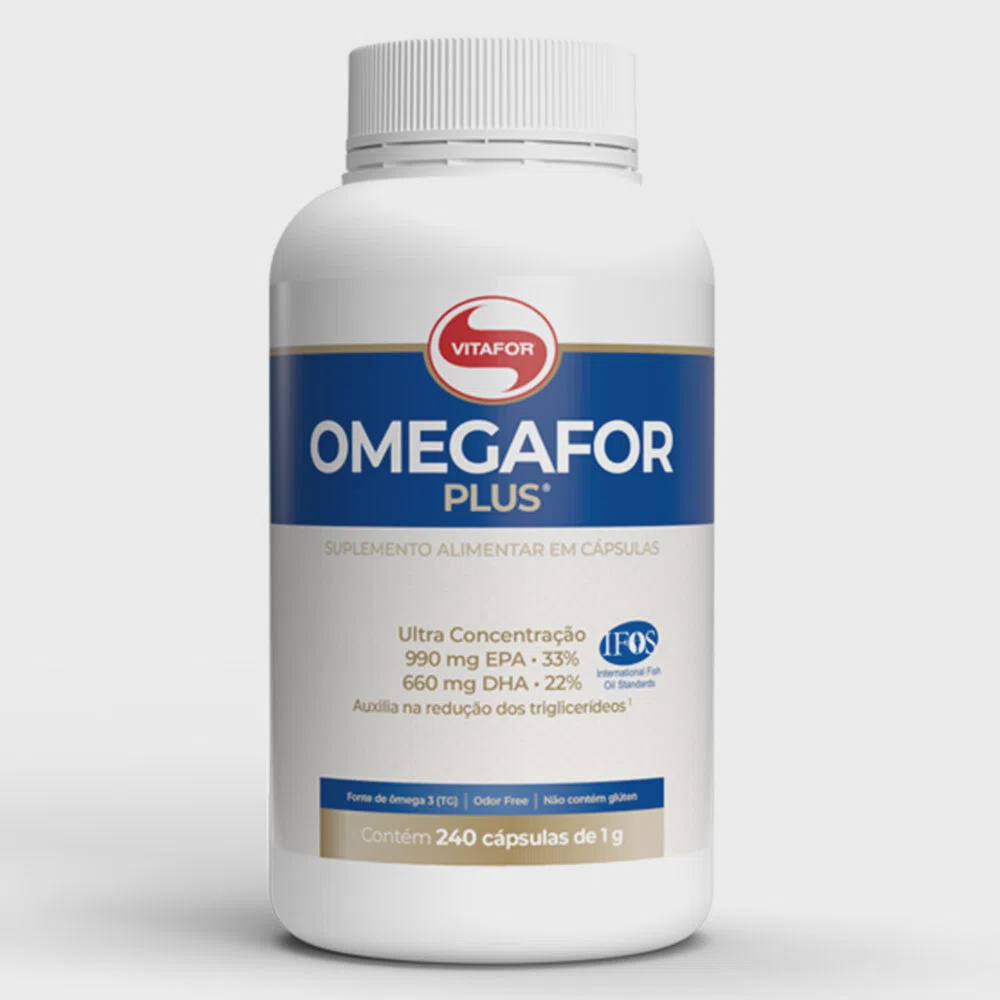 Ômegafor Plus Ômega 3 Concentrado + epa (990mg) dha (660mg) 240
