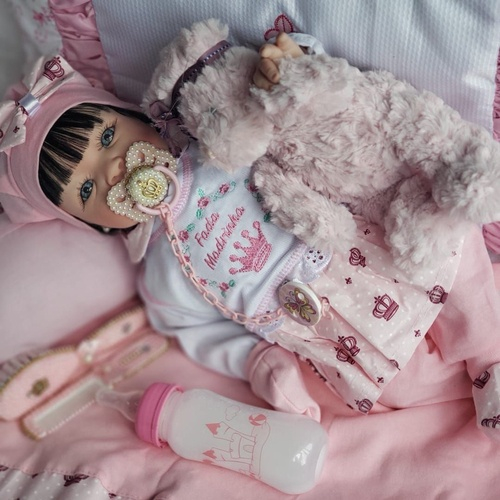 Boneca Bebê Reborn Real Princesa Morena - Cegonha Reborn Dolls