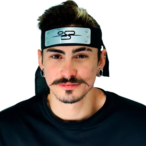 Bandana Cosplay Naruto Aldeia da Nuvem Renegado