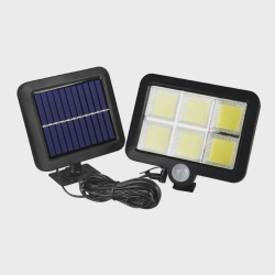 Luminaria Solar 120 Led Luz de Jardim de Parede com Sensor de Presença com 3 Funções Menor preço em Luminaria Solar 120 Led Luz de Jardim de Parede com Sensor de Presença com 3 Funções