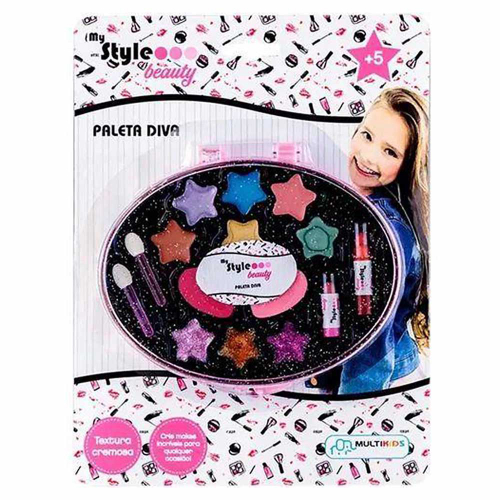 Kit de maquiagem GirlsHome Kids para menina 35 pcs kit de