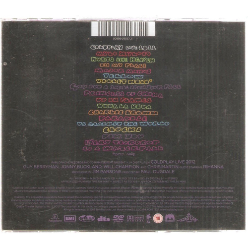 Cd Duplo Coldplay Live 2012 em Promoção na Americanas