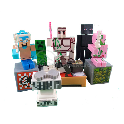 Kit Bonecos Minecraft C/ Dragão em Promoção na Americanas