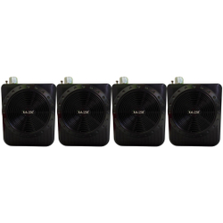 Caixa De Som Megafone Bluetooth Preto Microfone p/ Professor Aula Amplificador De Voz Kit C/4 é boa?