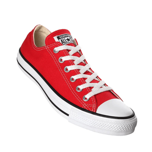 Tênis All Star Chuck Taylor Cano Alto - Preto e Vermelho, Netshoes