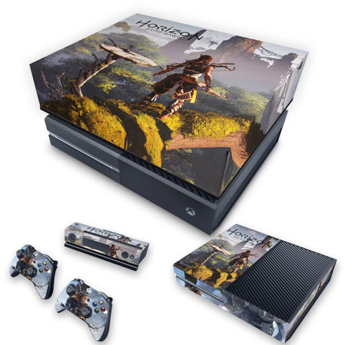 Capa Anti Poeira e Skin Xbox One Fat - Horizon Zero Dawn em