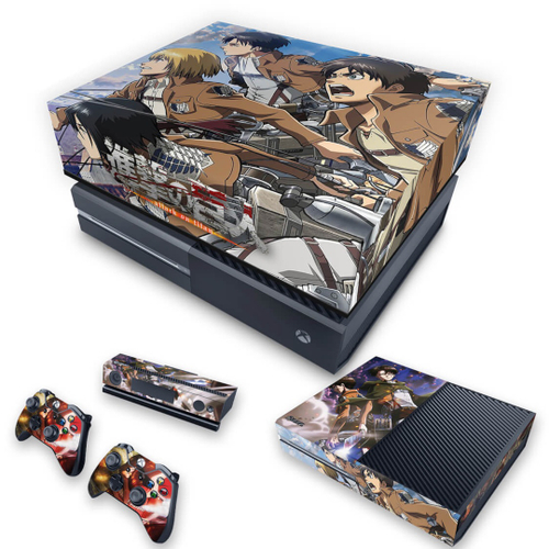 Xbox 360 Fat Skin - Attack on Titan #A - Pop Arte Skins