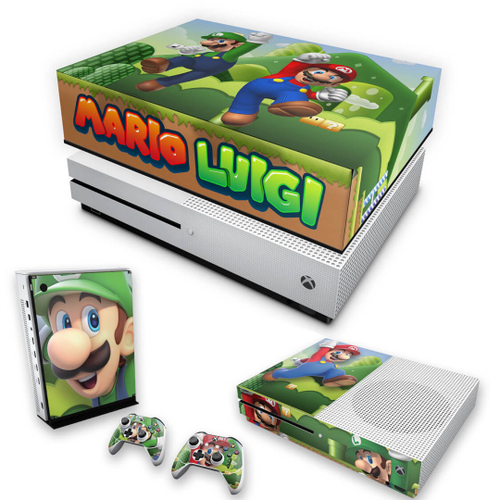 Skin Adesivo Xbox 360 Super Slim - Super Mario Bros. no Shoptime