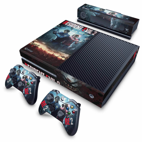 Capa Anti Poeira e Skin Xbox One S Slim - Resident Evil 4 Remake