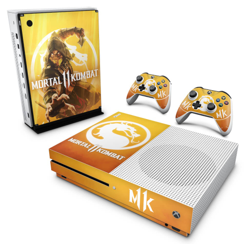 Capa Case e Skin Adesivo Xbox One Slim X Controle - Mortal Kombat X em  Promoção na Americanas