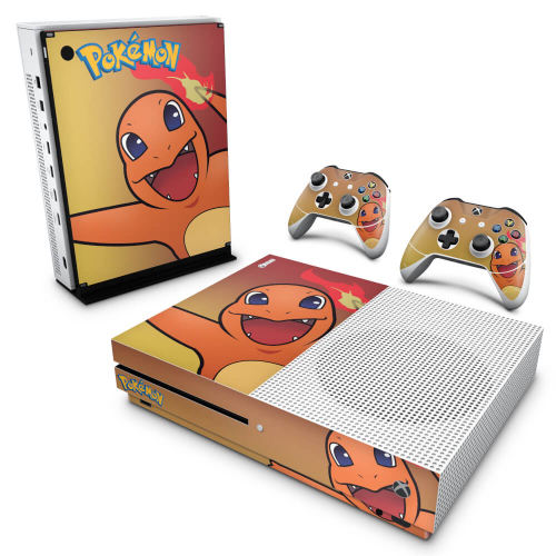 Capa Case e Skin Adesivo Xbox One Slim X Controle - Pokemon Charmander em  Promoção na Americanas