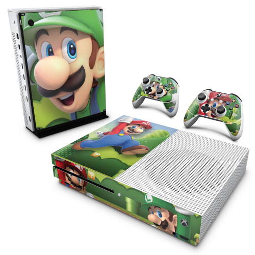 Xbox 360 Super Slim Capa Anti Poeira - Super Mario Bros. - Pop Arte Skins