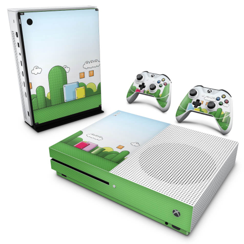 Skin Adesivo Xbox 360 Super Slim - Super Mario Bros. no Shoptime