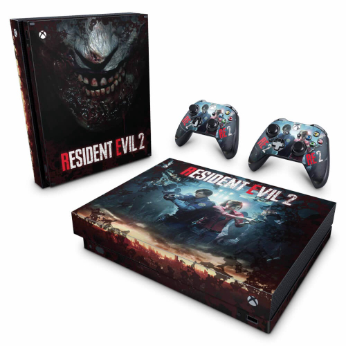 Capa Xbox One S Slim Anti Poeira - Resident Evil 2 Remake