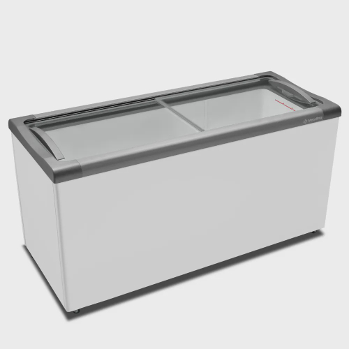 Freezer Horizontal Porta De Vidro 491 Litros Metalfrio NF55S Branco ...