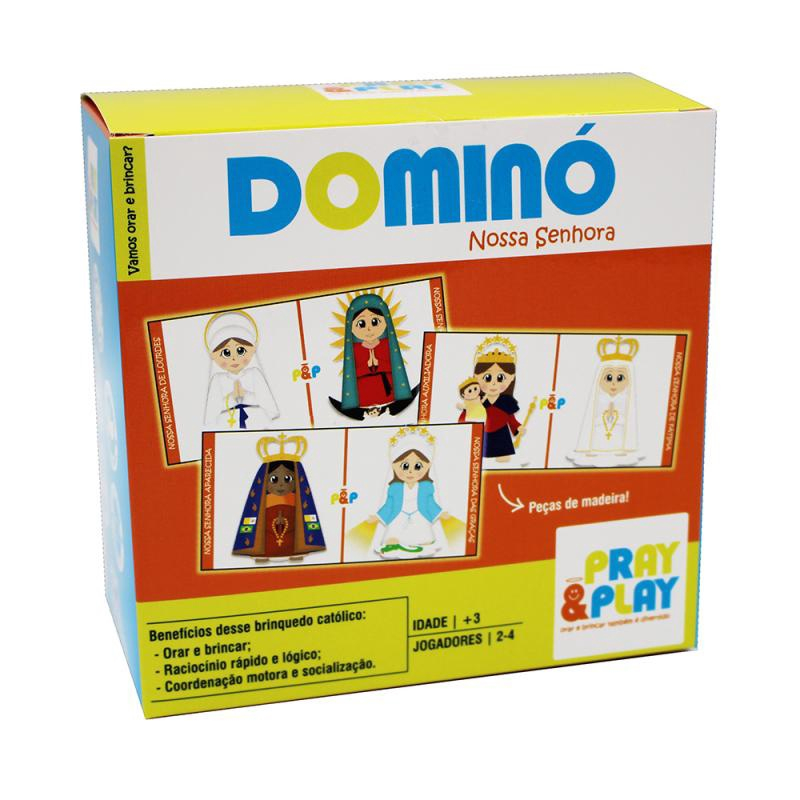 Jogo de Dominó - Nossa Senhora - Brinquedos e jogos católicos