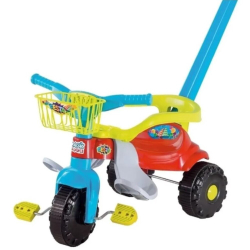 Triciclo Motoca Tico Tico Super Festa Smart 2560 Azul - Magic Toys Menor preço em Triciclo Motoca Tico Tico Super Festa Smart 2560 Azul - Magic Toys