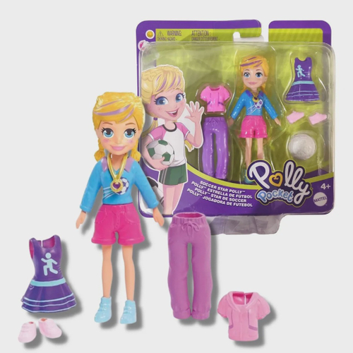 Polly Pocket - Pronta para a Festa - Boneca com Acessorios