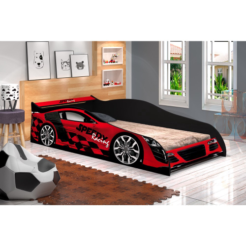 CAMA CARRO DRIFT INFANTIL COM COLCHÃO - Rede Móveis